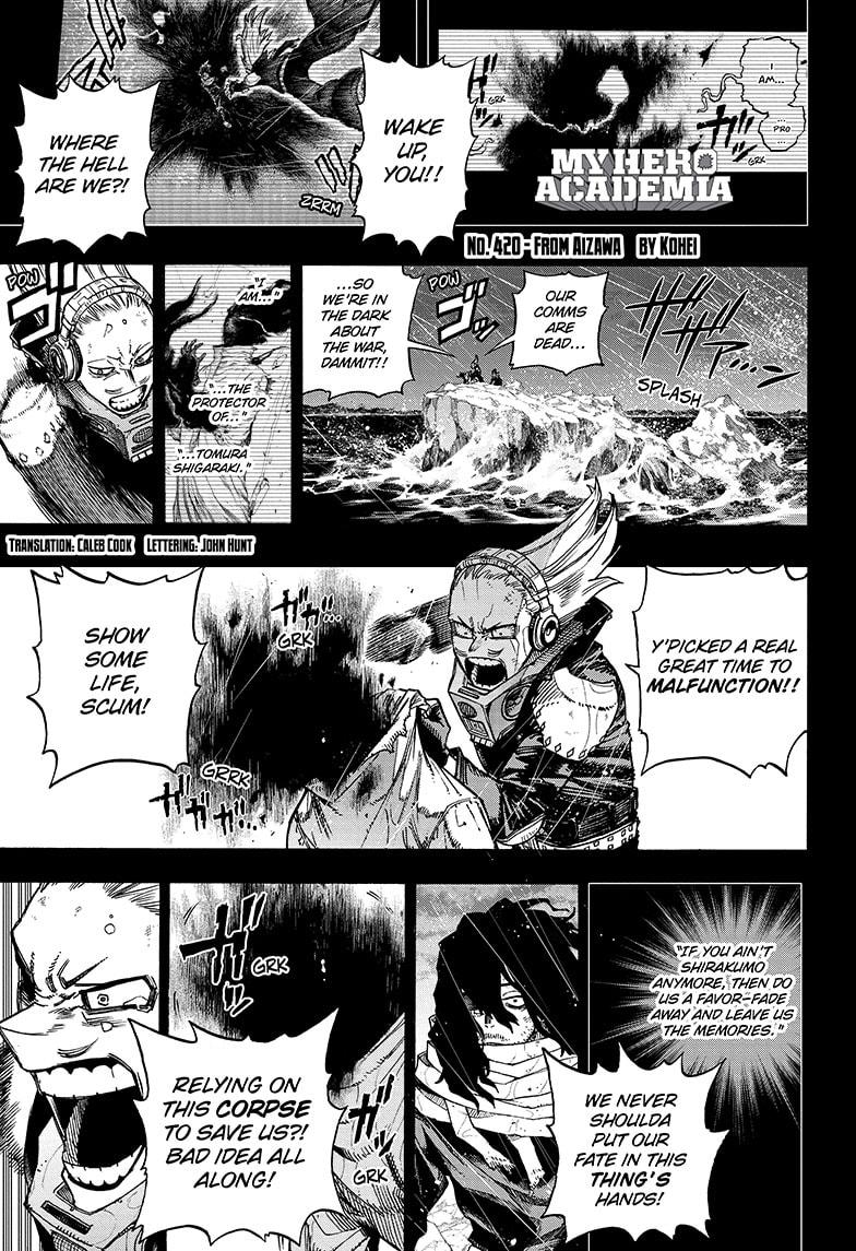 Boku no Hero Academia Chapter 420 1